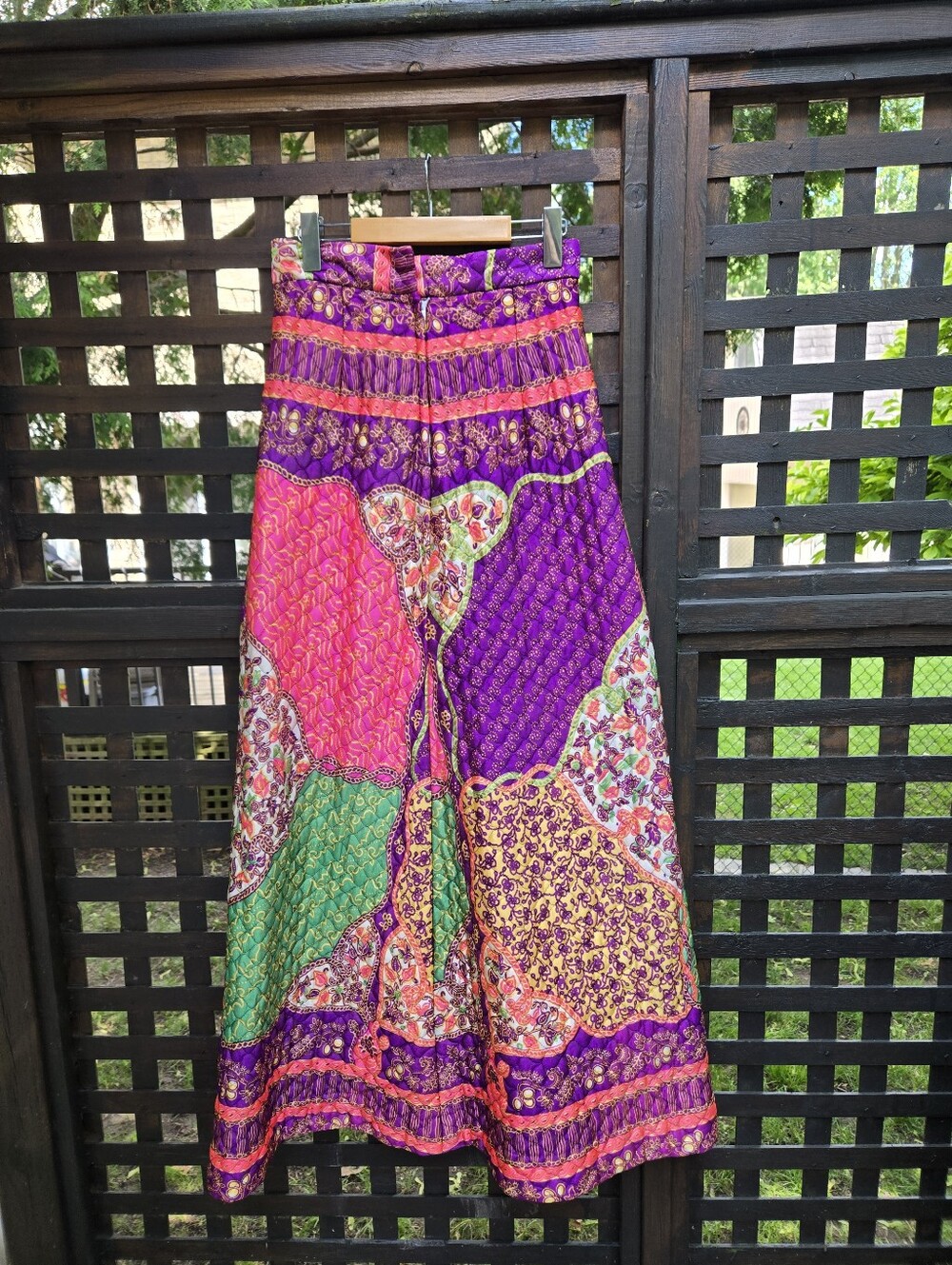 Vintage Quilted Maxi Skirt - Picture 7 of 7